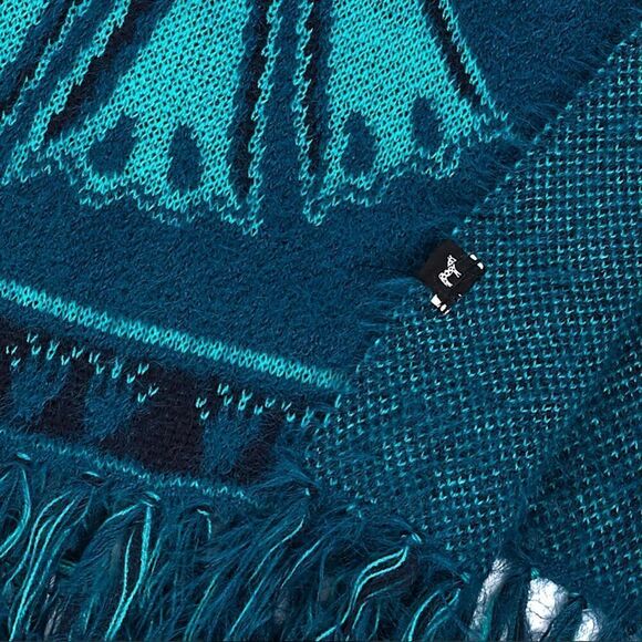 Echo . Floral Jacquard Wrap NEW Peacock - Picture 2 of 3